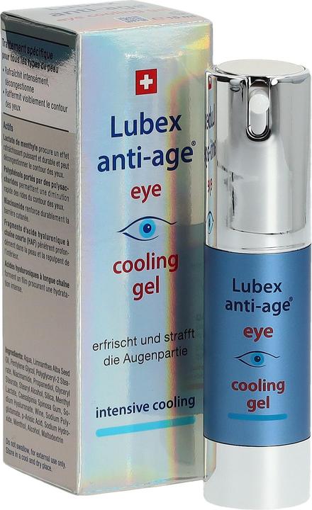 Image du produit Lubex anti-age eye cooling gel (Gel pour le soin des yeux, 15 ml, Jour + nuit)
