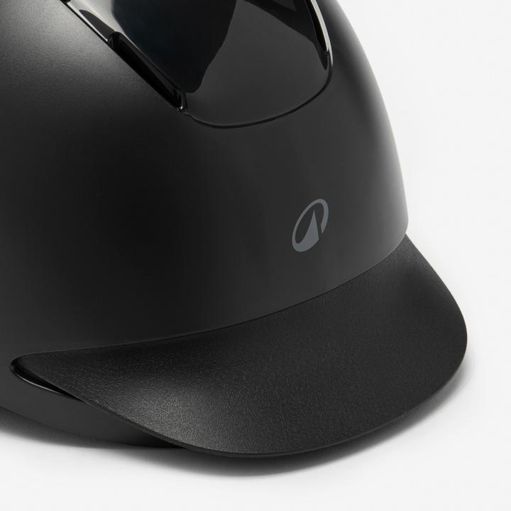 Actual product image Fouganza Reithelm CH100 Erwachsene/Kinder schwarz (59 cm)