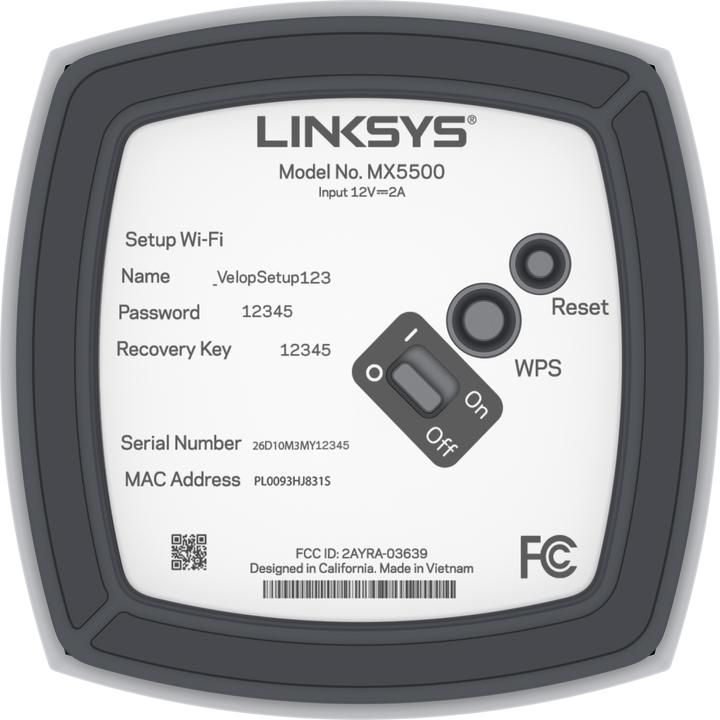 Image du produit Linksys Atlas Pro 6 Dual-Band Mesh WiFi 6-System 3er
