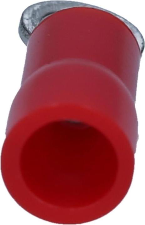 Produktbild Kalitec 50 Stück RKSRM3 Ringkabelschuh 0,5-1mm² I teilisoliert M3 rot I Kupfer I PVC Kragen I zum Ve