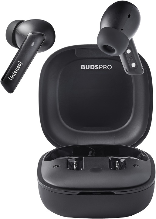 Image du produit Intenso Casque True Wireless Buds Pro T500AE noir (ANC, 9 h, Sans fil)