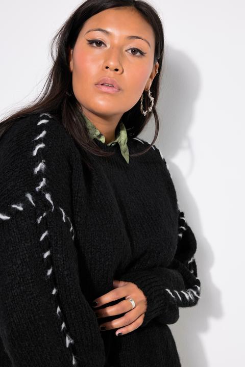 Produktbild Studio Untold Pullover, oversized, Colornähte, Langarm (46, 48)