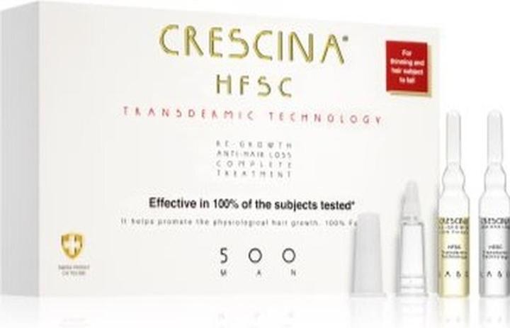 Image du produit Crescina Transdermic 500 Re-croissance et anti-chute de cheveux (70 ml)