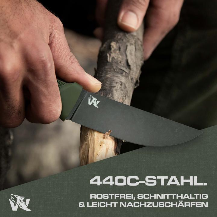 Image du produit Wolfang W FLAT 440C Vert Stonewash (11.50 cm)