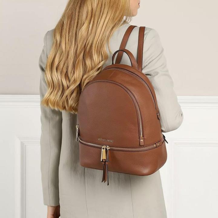 Produktbild Michael Kors Rucksack Rhea Zip Leder Medium - Camel (9 l)