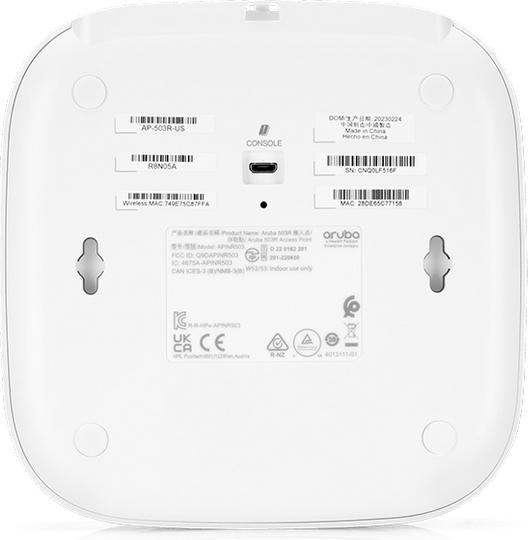 Produktbild Aruba HPE Networking AP-503R-RW Dual Radio 2x2:2 802.11ax Wi-Fi 6 Remote Access Point EU en (1200 Mbit/s)