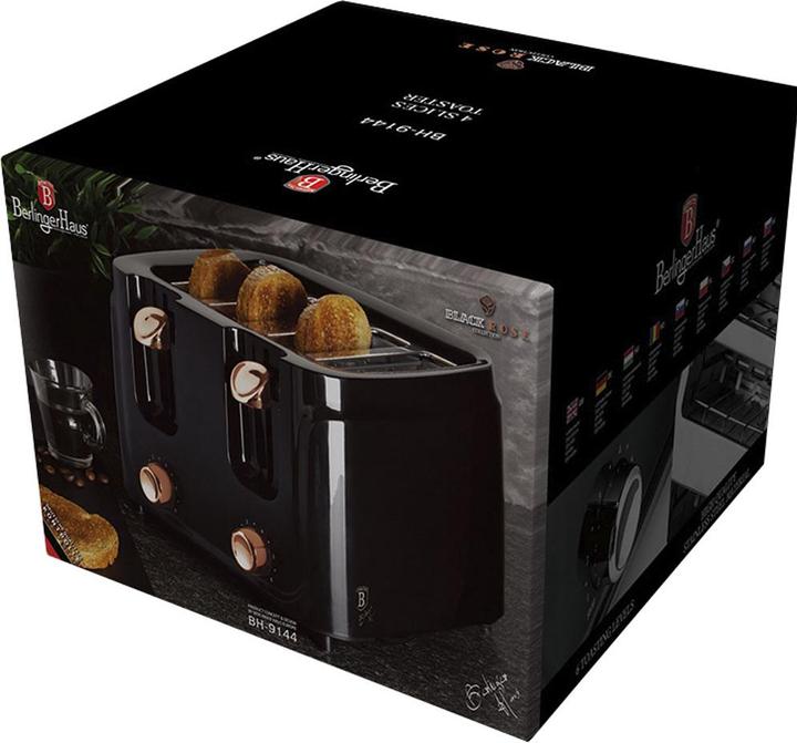 Produktbild BerlingerHaus 4 Scheiben Toaster Black Rose Collection