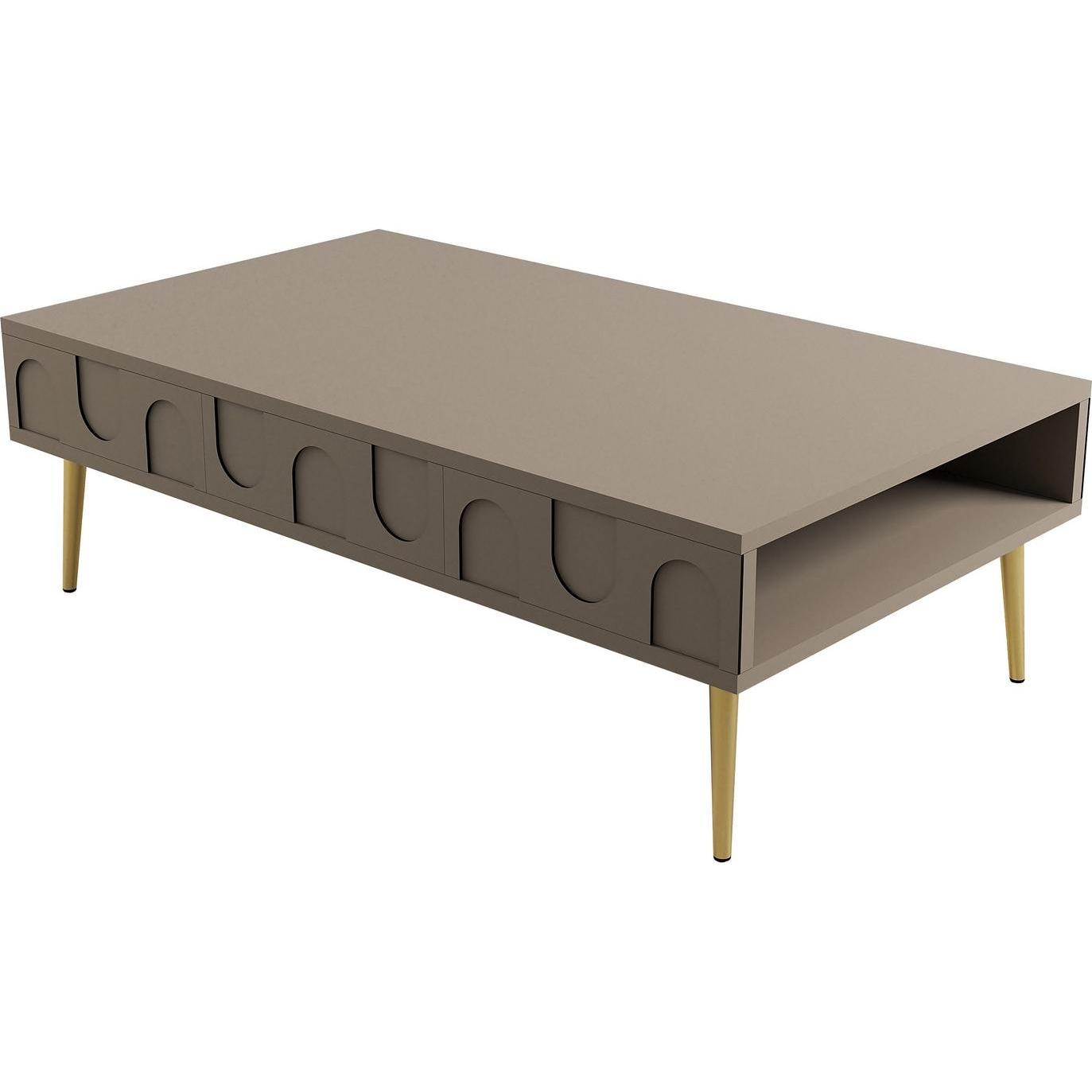 Hanah Home, Couchtisch + Beistelltisch, Lyon (105 x 60 x 33.6 cm)