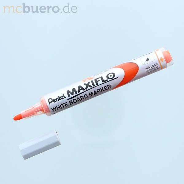 Thumbnail - Pentel, Marker, MAXIFLO - Whiteboard Marker (Rot, 2 mm, 1 x)