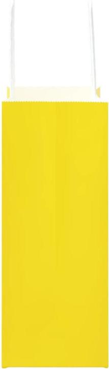 Actual product image VidaXL Kraft paper bags 50 pcs. with handle yellow 15x8x21 cm paper bag (Gift bag, 50 x)