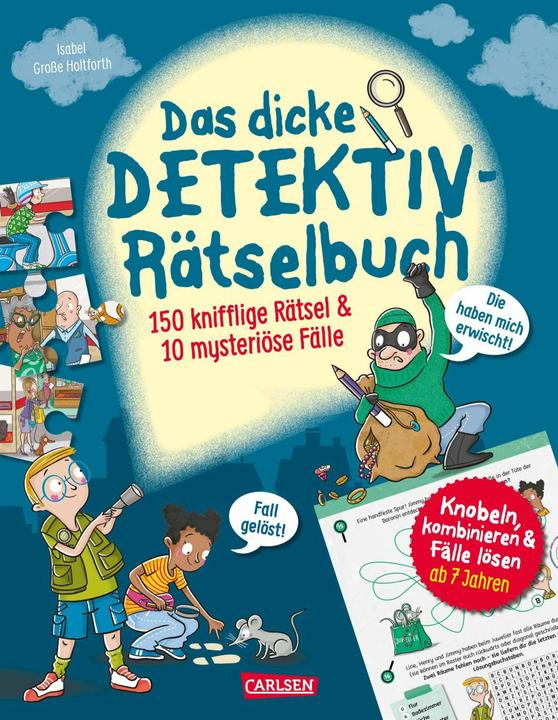 Produktbild Das dicke Detektiv-Rätselbuch (Deutsch, Isabel Grosse Holtforth, 2025)