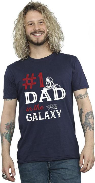 Immagine prodotto Star Wars Mandalorian Number One Dad Maglietta Uomo (3XL)