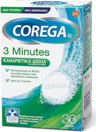 Image du produit Corega 3 Minutes Cleaning Tablets For Dentures - 36 comprimés