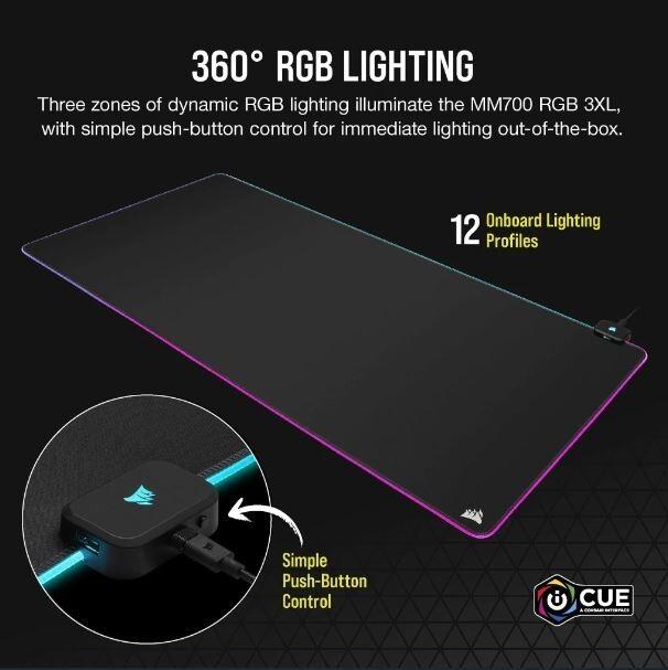 Actual product image Corsair MM700 RGB Extended (3XL)