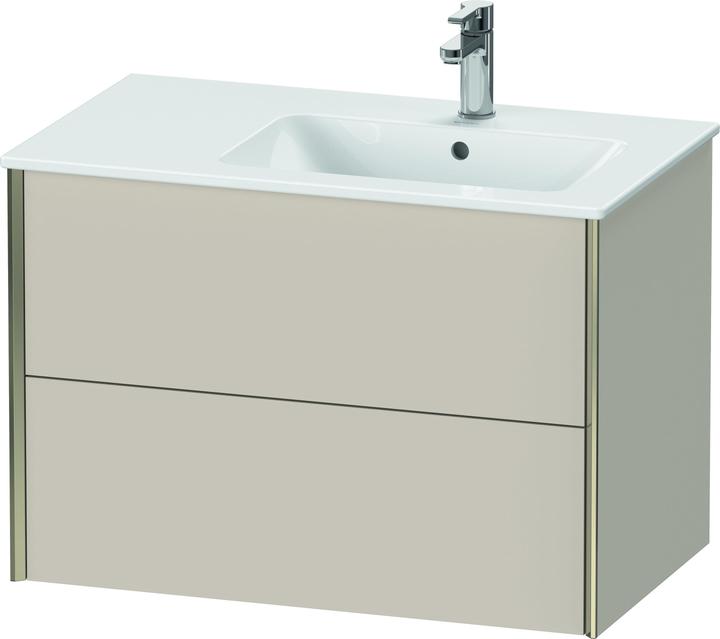 Actual product image Duravit XViu 4159 Vanity unit wall-mounted, 2 drawers, for washbasin Me by Starck 234683 Basin right