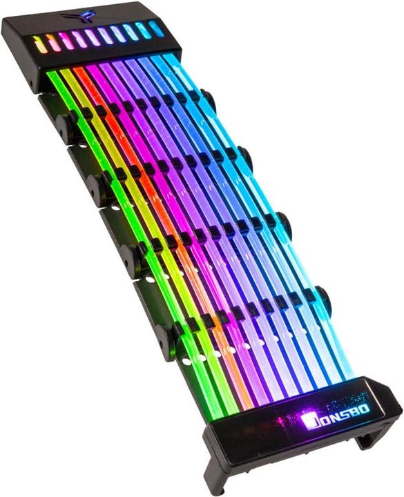 Actual product image Jonsbo DY-1 ARGB lighting for mainboard power cable (RGB)