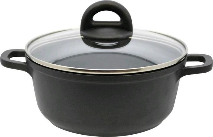 ELO Basic Black Aluguss Topf m.D.20cm Dur Select 89120 (20 cm, Kochtopf, Aluminium)