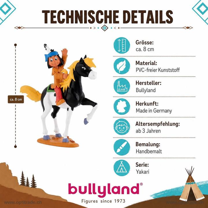 Actual product image Bullyland Yakari on little thunder