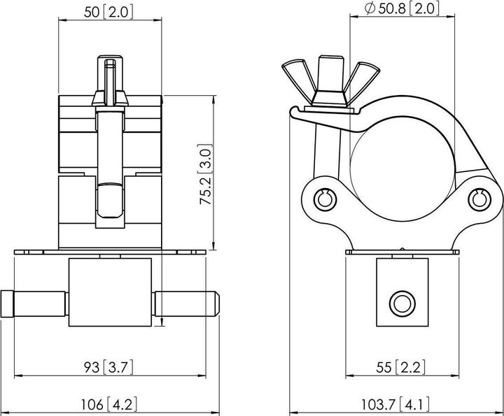 Image du produit Vogels Professional PUC 1090 - Composant de montage (adaptateur de faisceau)