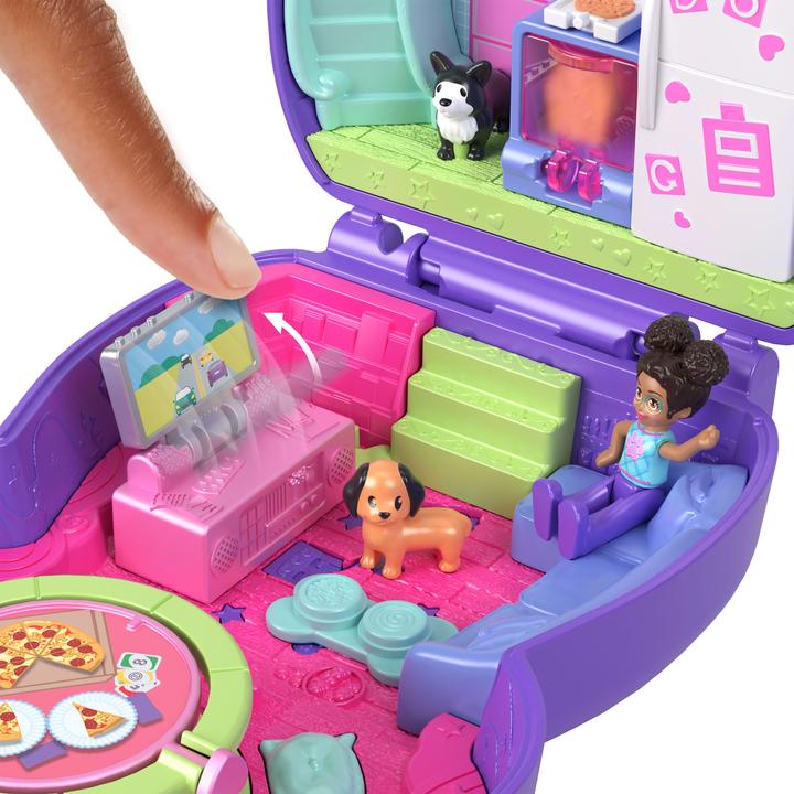 Actual product image Polly Pocket Übernachtungsparty-Welpe Schatulle