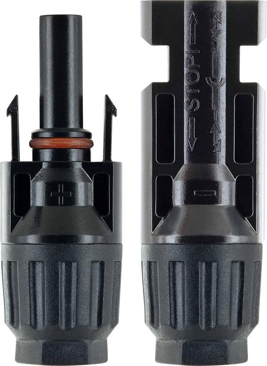 Actual product image Schwaiger Plug/coupling set of 2 (Solar connector)