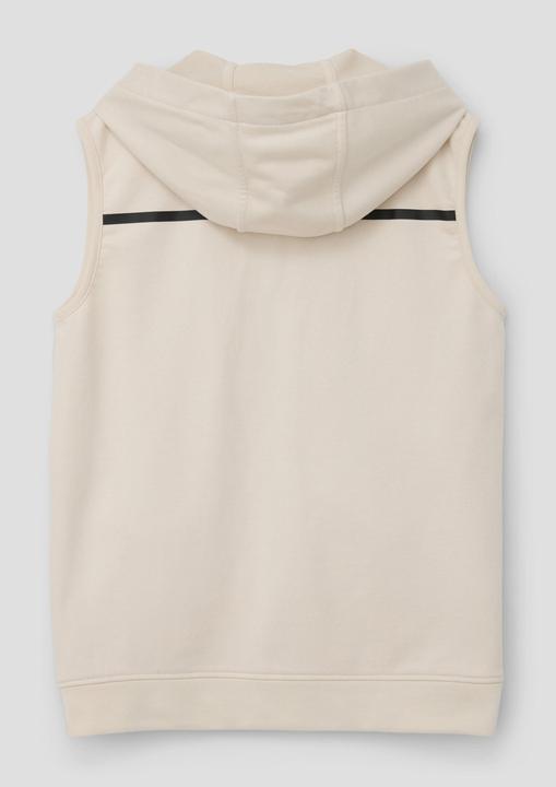 Produktbild s.Oliver Indoor-Weste Sweat-Weste mit Kapuze (M)