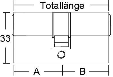 Actual product image Winkhaus Blind profile double cylinder (Dummy cylinders)