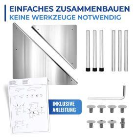 Produktbild Wenko Massivo Duo Kücheneckregal - Silber