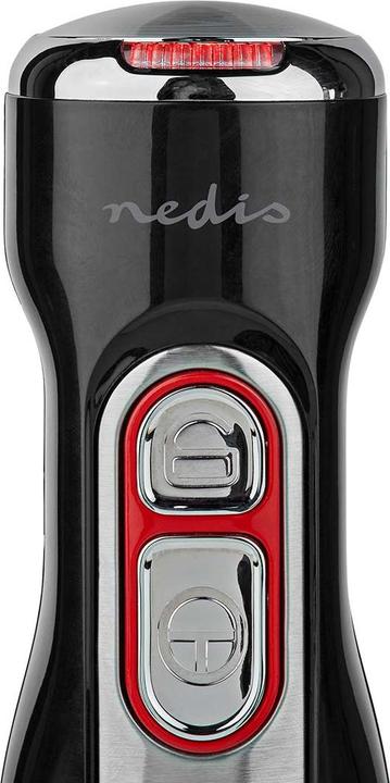 Produktbild Nedis Stabmixer 100 W Geschindigkeitseinstellung: 1-Speed Schwarz / Silber