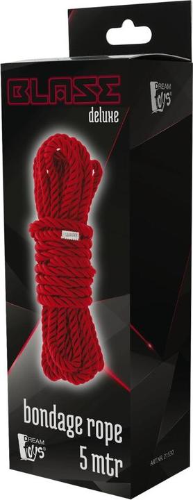 Actual product image Dream Toys Blaze Deluxe Bondage Rope 5m Red
