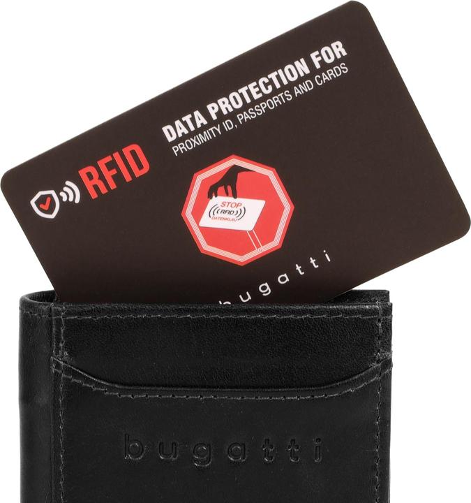 Actual product image Bugatti Secure Slim - RFID credit card holder