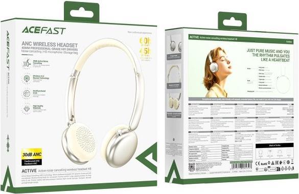 Produktbild Acefast H8 Active Noice Cancelling Kopfhörer (ANC, 40 h, Kabellos)
