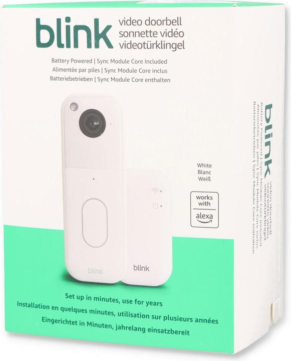 Produktbild Ring Blink Video Doorbell 2 with SyncEU (Kabellos, WLAN)