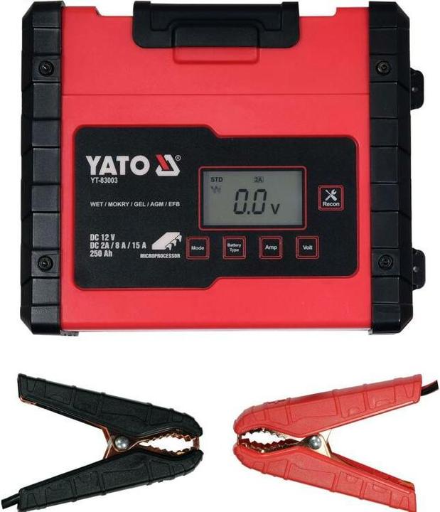Actual product image Yato PROSTOWNIK ELEKTRONICZNY 12V/2A/8A/15A (12V, 15 A)