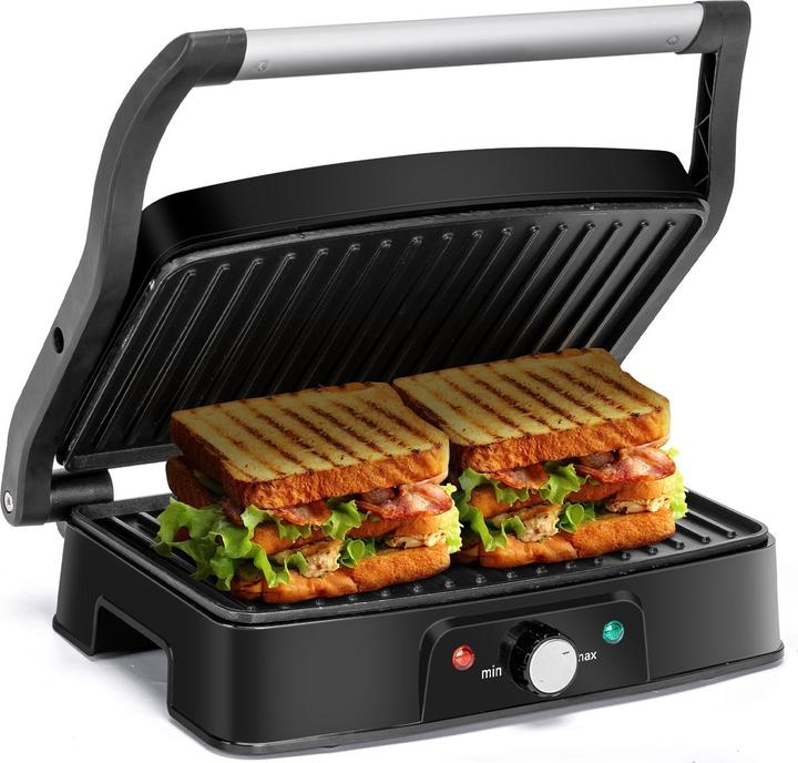 Actual product image Aigostar 1500W Stainless steel Panini machine VDE