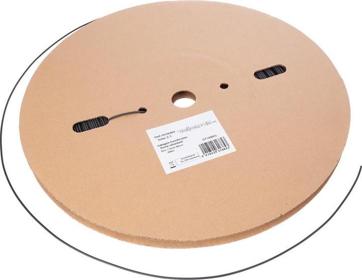 Velleman SHRINKABLE TUBE 1.5 mm - BLACK (200 x)