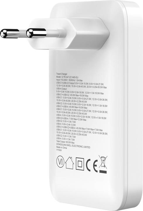 Actual product image Felixx Data/charging cable (65 W, 3 ports)