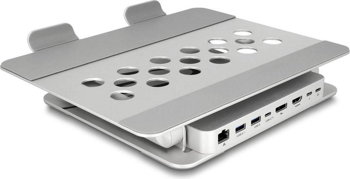 Immagine prodotto Delock Supporto per tablet e notebook con docking station integrata (USB-C, 8 porte)