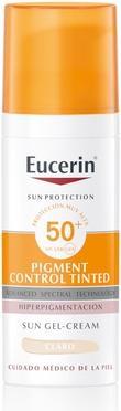 Eucerin Sun Face Pigment Control Fluid SPF50 Tinted Light 50ml da (Crema solare viso, SPF 50, 50 ml)