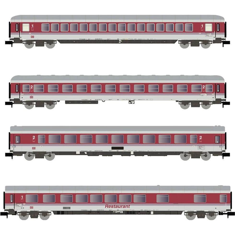 Hornby DB AG 4 Reisezugwagen IC 1xApm, 2xBm, 1xArm Ep.V (Spur N)