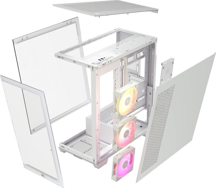 Image du produit Corsair Affaire iCUE 3500X RGB Midi TG blanc BTF+ZERO (E-ATX)