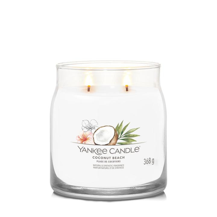 Actual product image Yankee Candle Duftkerze Coconut Beach Signature Medium Jar