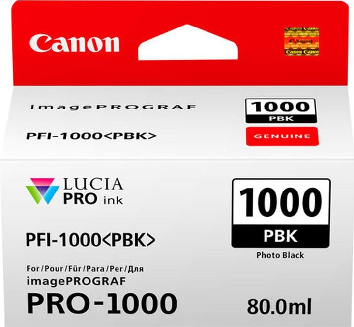 Actual product image Canon Pfi-1000pbk (PBK)
