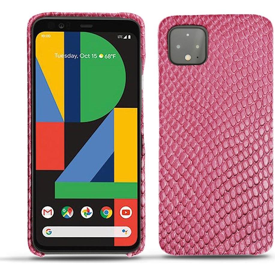 Noreve Lederschutzhülle (Google Pixel 4), Smartphone Hülle, Rosa