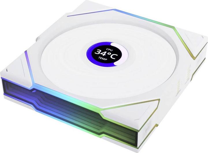 Produktbild Lian-Li UNI FAN TL Wireless LCD Lüfter, ARGB, PWM, 3er-Pack inkl. Controller - Reverse Blade, 120mm (120 mm, 3x)