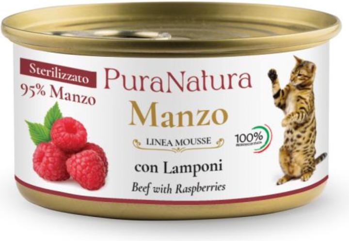 Image du produit Pura Natura Manzo con Lamponi (Senior, Adulte, 1 pcs, 85 g)