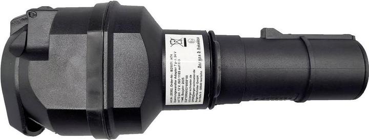 Actual product image Berger & Schröter Voltage converter adapter 7-pin 24 V to 13-pin 12 V