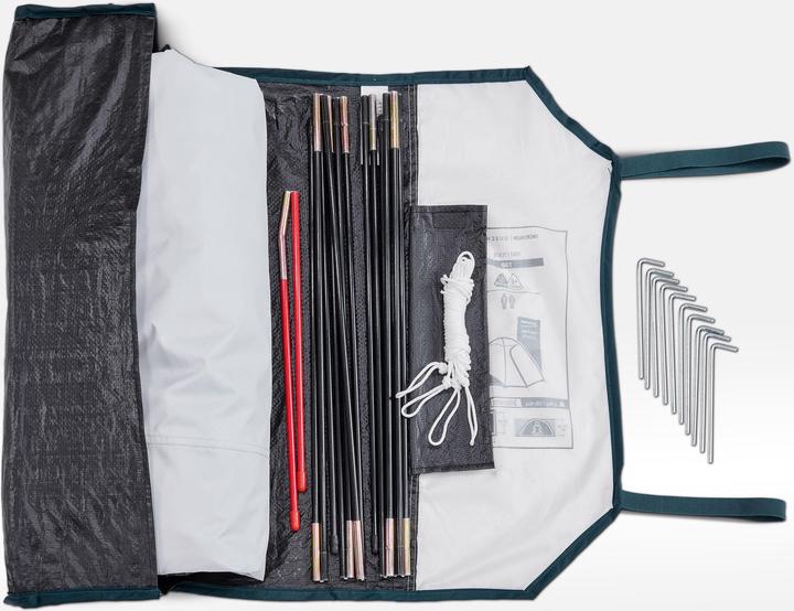 Actual product image Quechua MH100 FRESH & BLACK (Dome tent, 3 kg, 2 persons)