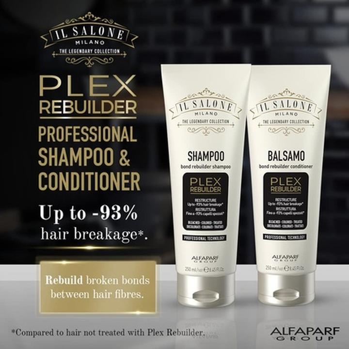 Produktbild Il Salone Milano Professional Plex Rebuilder Shampoo für gebleichtes, gefärbtes Haar 8.45 Fl. Oz. (250 ml, Flüssiges Shampoo)