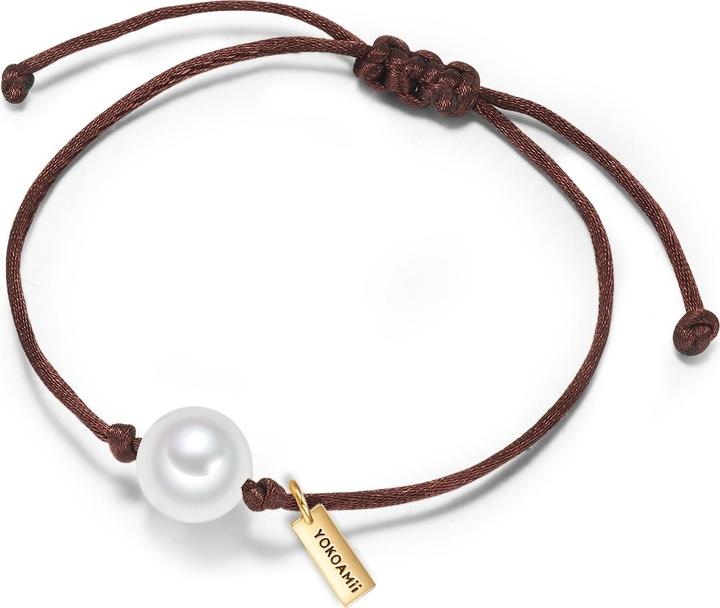 Produktbild Yokoamii Damen Armband - 34228 (Muschelkernperle und Textil)